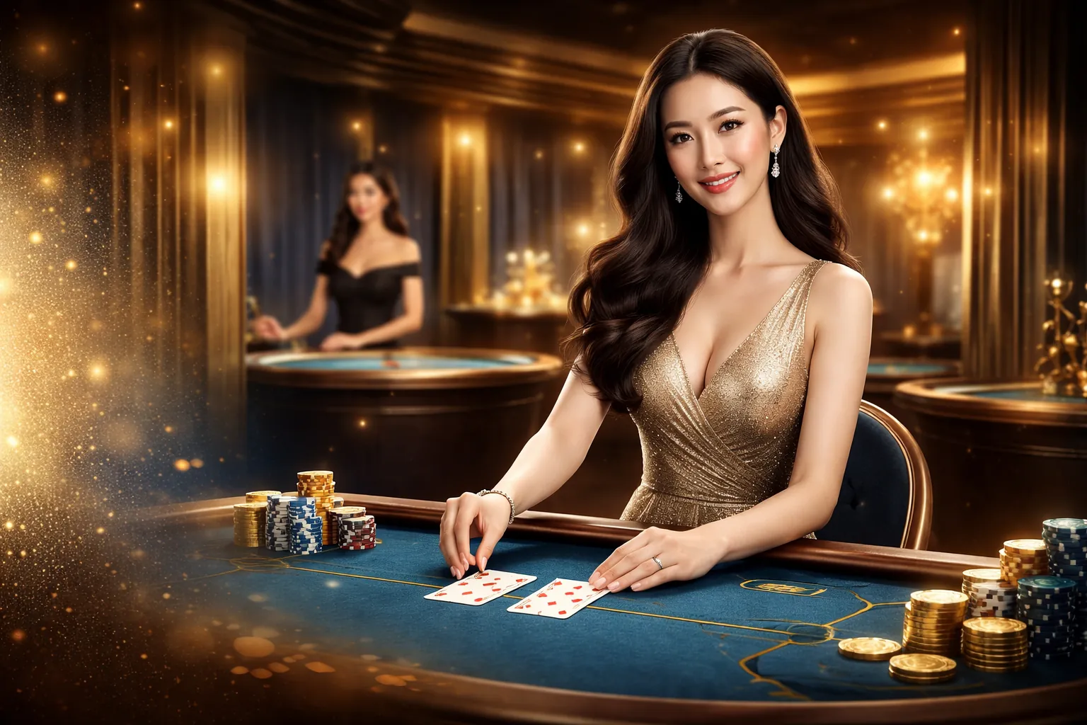 Sân vận động với ánh sáng vàng, tượng trưng cho chiến thắng trong cá cược thể thao fe88